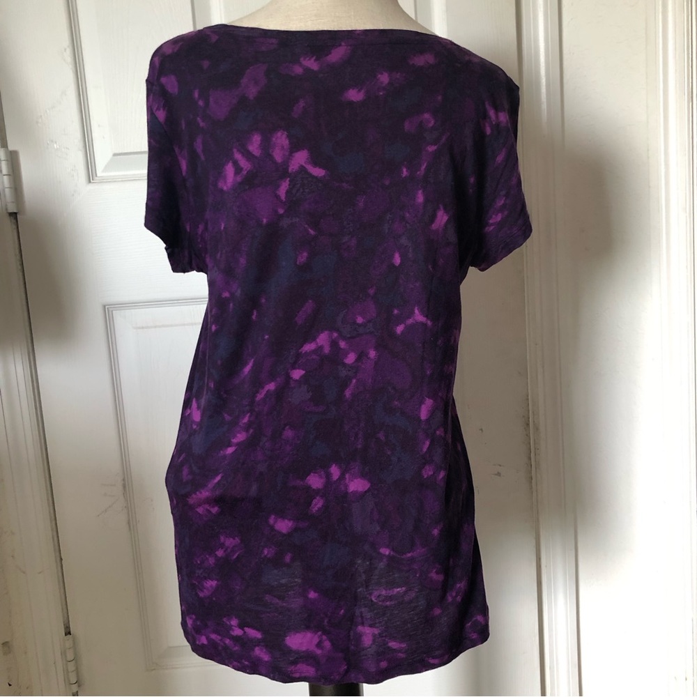 Banana Republic Purple Printed Top - Picture 2 of 5